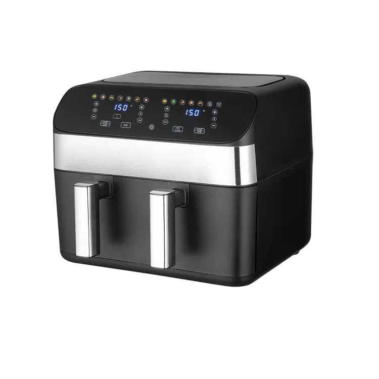 Friggitrice ad aria a doppio cestello 9L